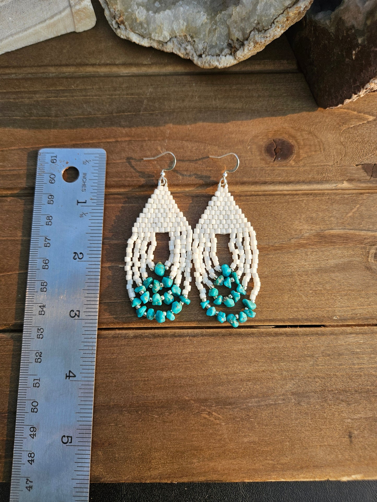 Light Cream w/Turquoise
