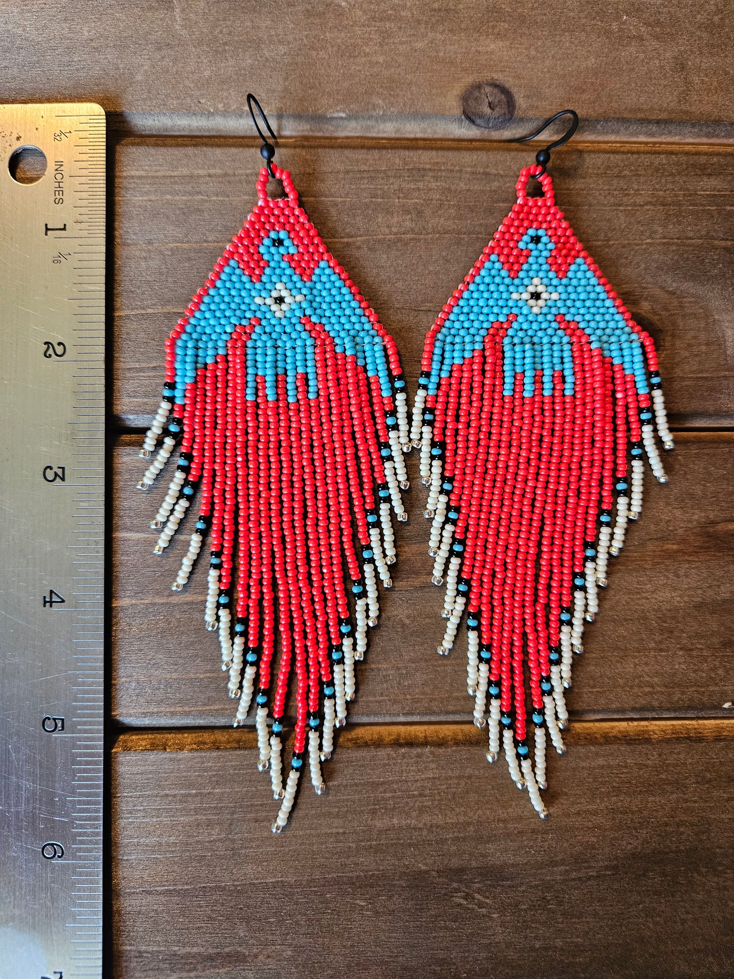 Red Thunderbird Earrings