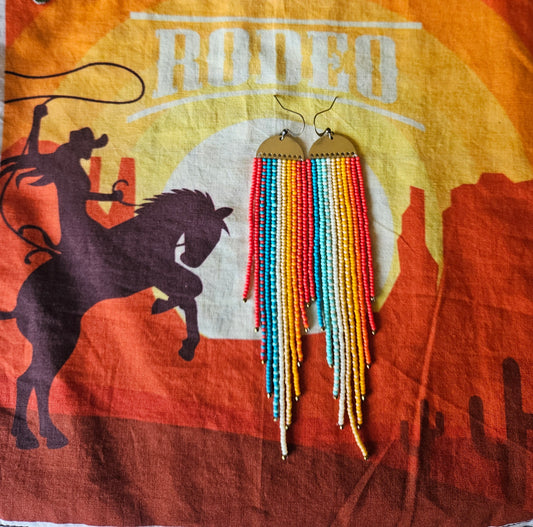 Serape Long earring