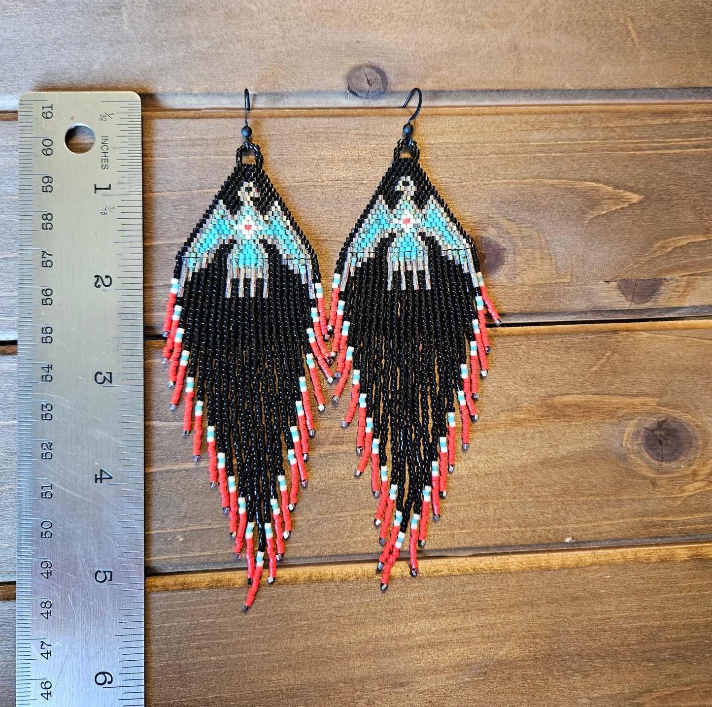 Black Thunderbird Earrings