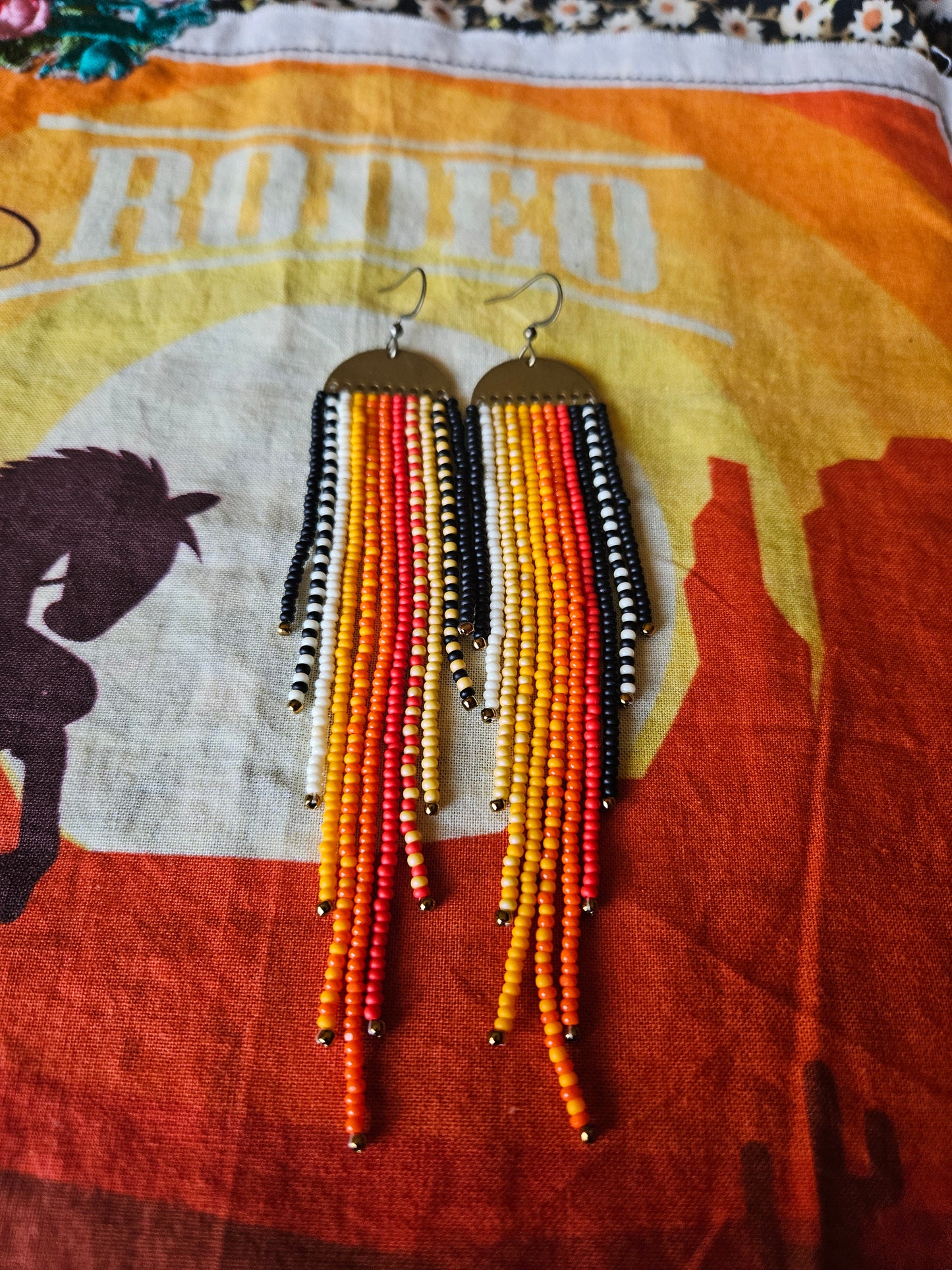 Medium Serape Earrings #1