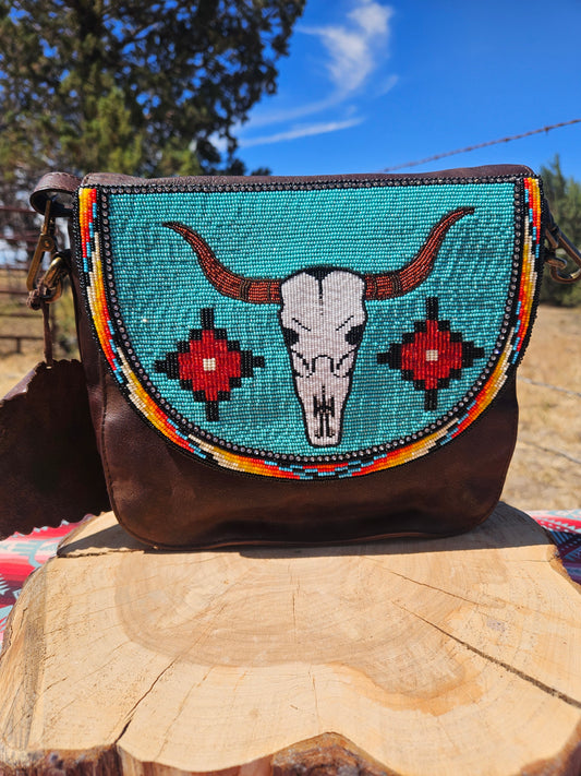 Long horn purse