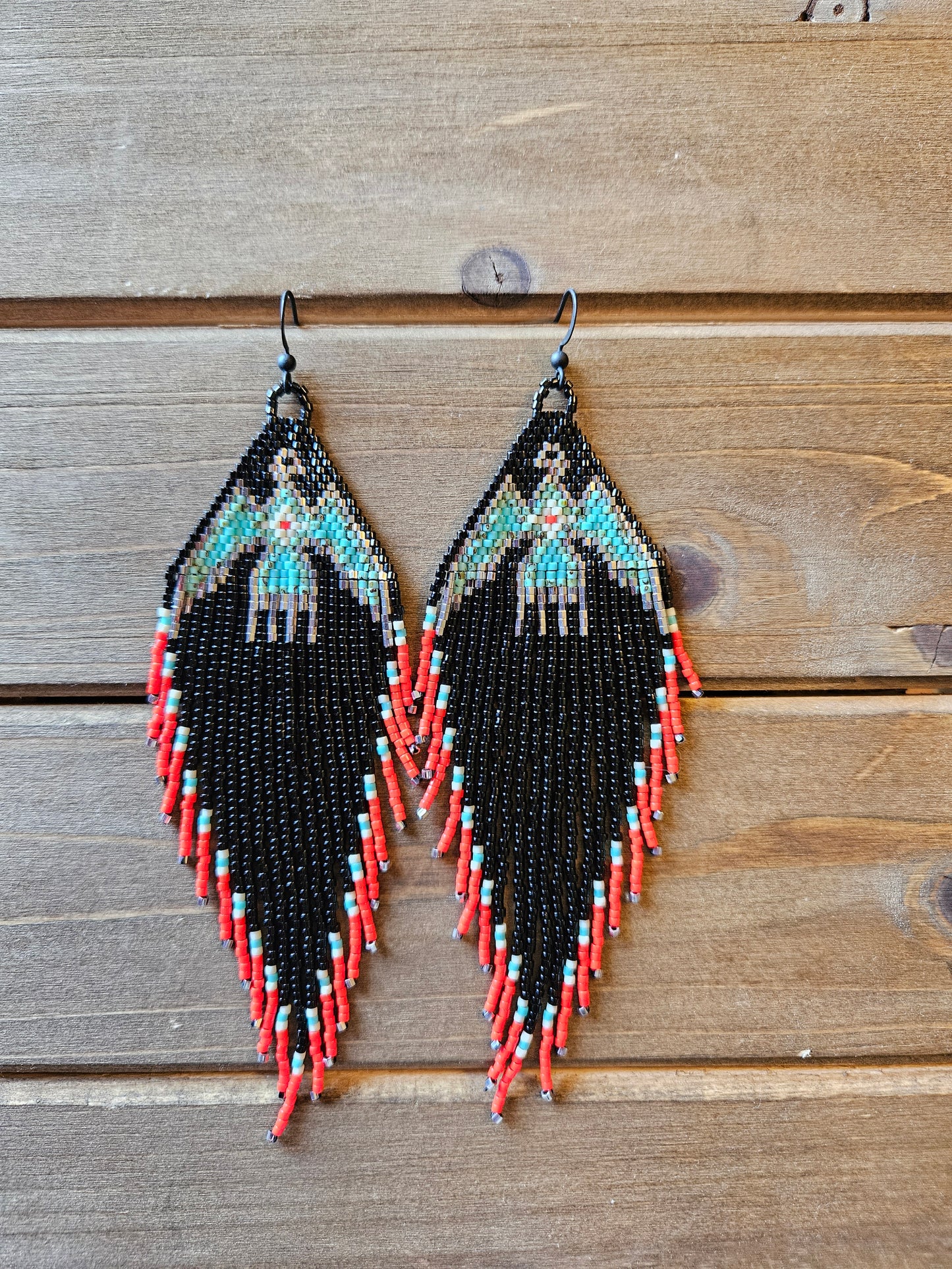 Black Thunderbird Earrings