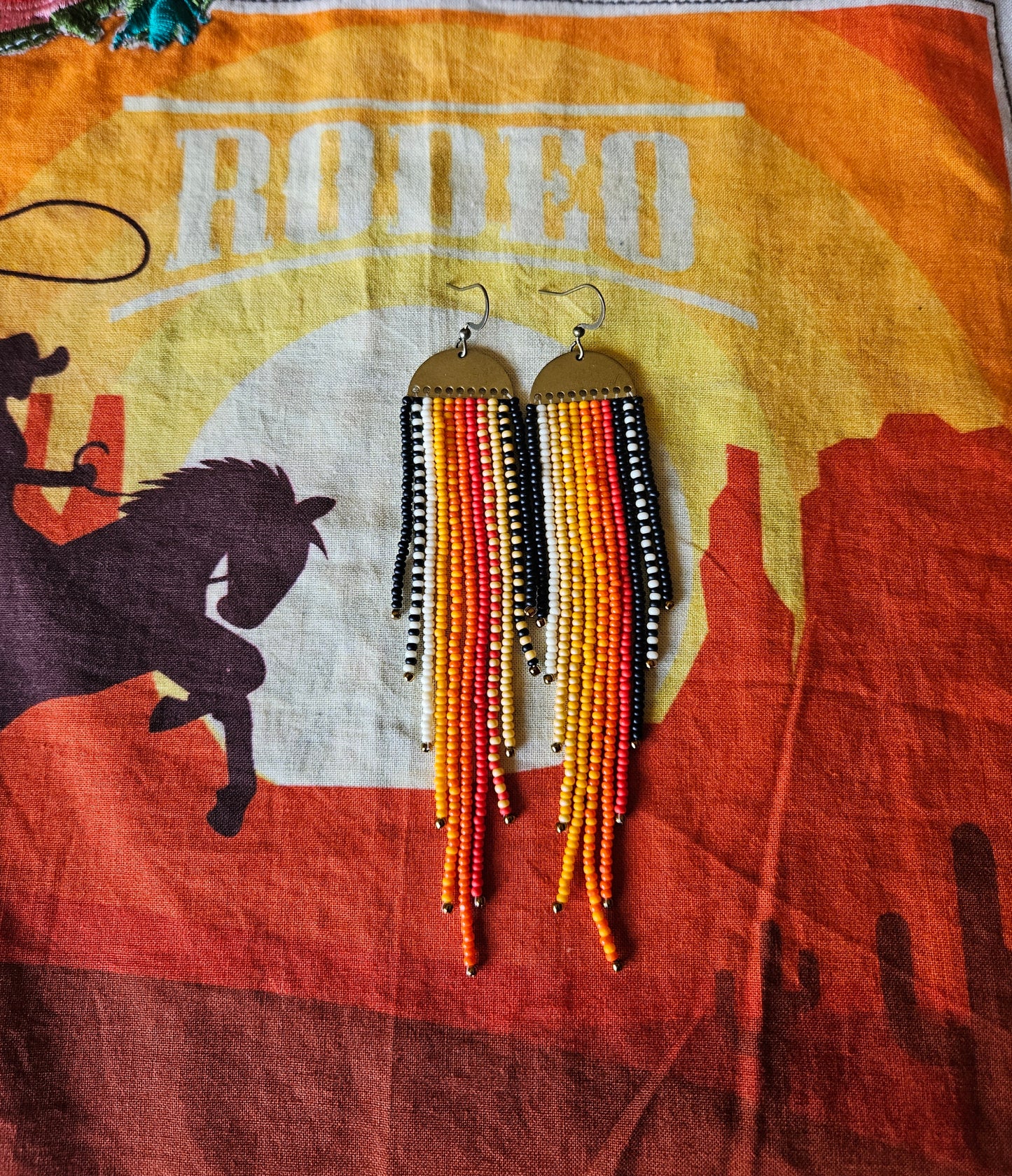 Medium Serape Earrings #1